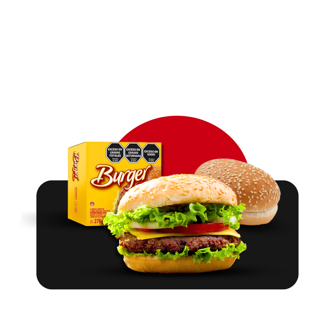 12 Hamburguesas 69 Grs Swift + Pan Fargo